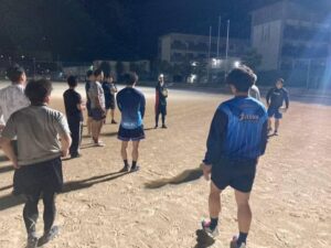 北高グラウンドで練習を行いました