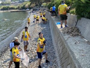 塩井崎公園の清掃活動を行いました！